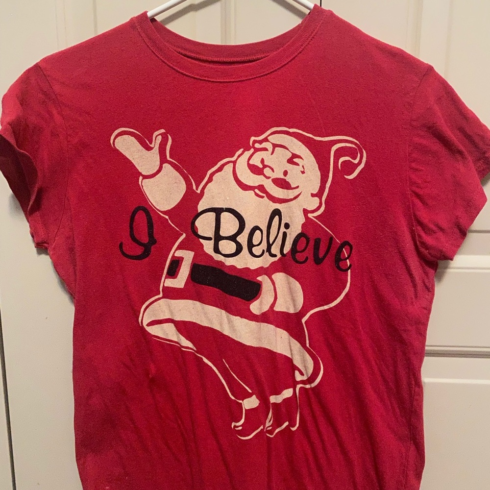 I Believe Santa TShirt - XL